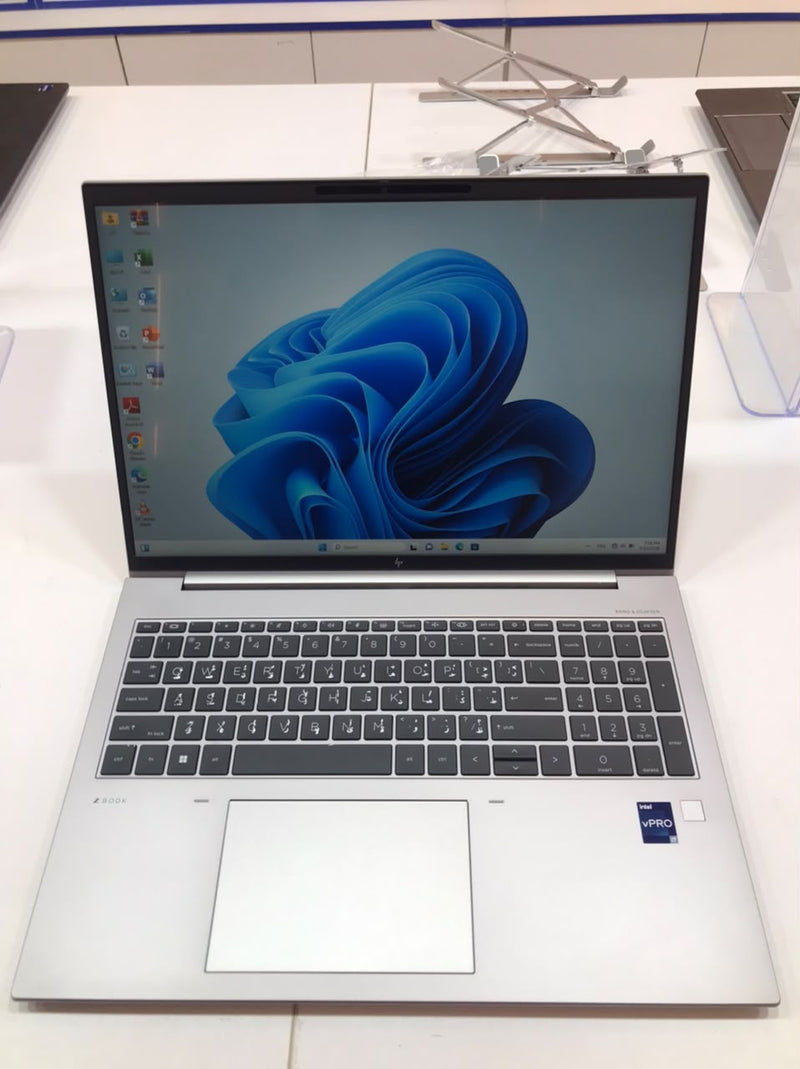 Used HP ZBook FireFly 16 G9 | Intel Core i7-1280 (P) | 16GB RAM (DDR5) | 512GB SSD | 16” Touchscreen | 4GB Nvidia T550 Graphics - 1