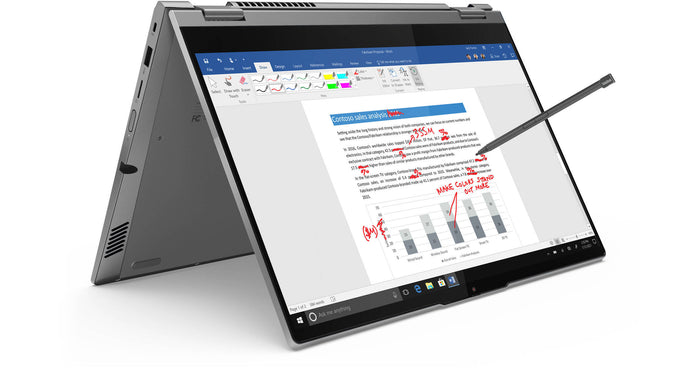 Used Lenovo ThinkBook 14s Yoga 2-IN-1 | Intel Core i5-11th Gen | 8GB RAM | 256GB SSD | 14.1” Touchscreen | Intel Graphics